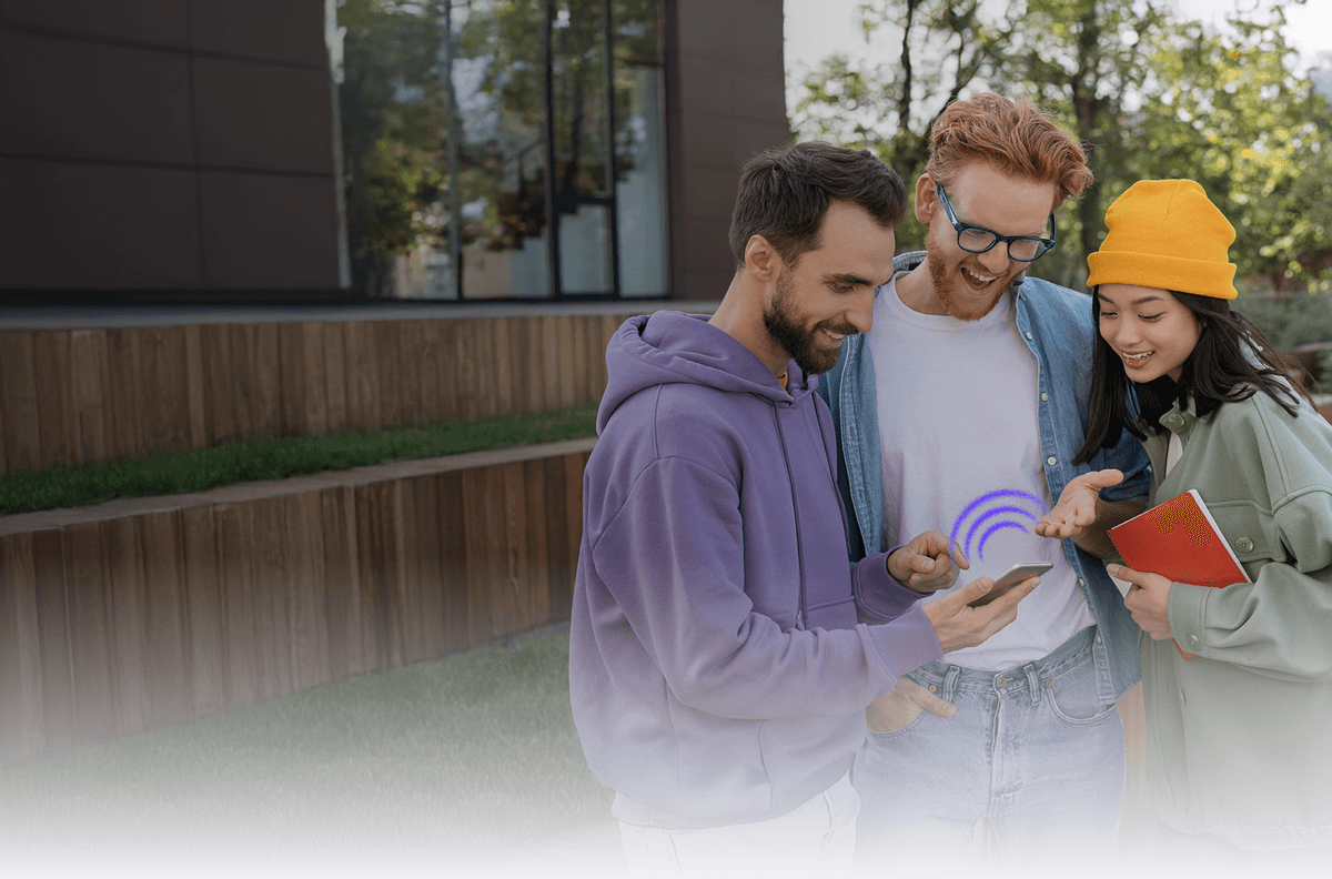 Students studying together